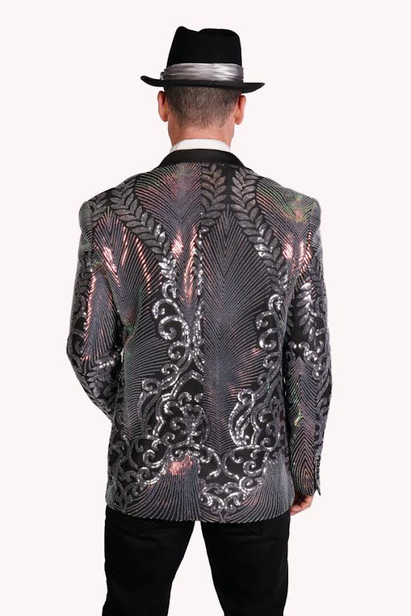Men's 1980s Sequin Jacket