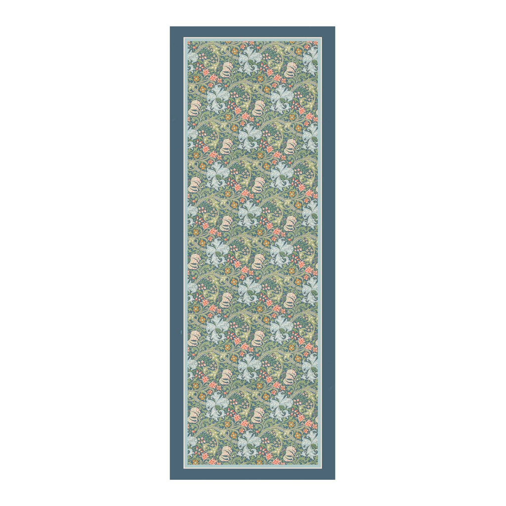 William Morris "Golden Lily" Silk Blend Shawl – Lightweight Dressy Wrap for Women