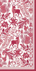 Paper Guest Towel 16 Ct Brimsley Red Christmas