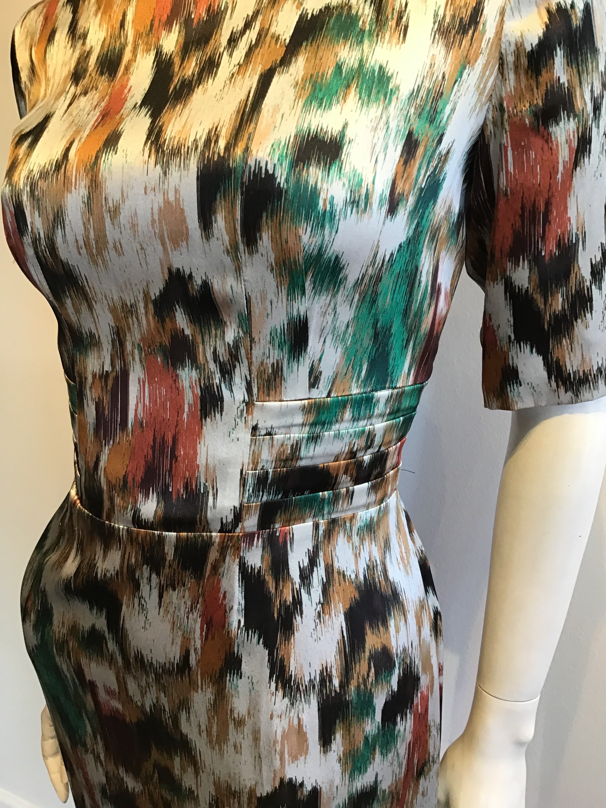 2000’s Etro Silk Multicolor Dress Size 10