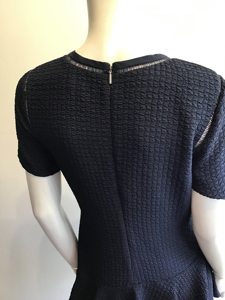 2000’s Navy Blue Rebecca Taylor Polyester Dress Size 6