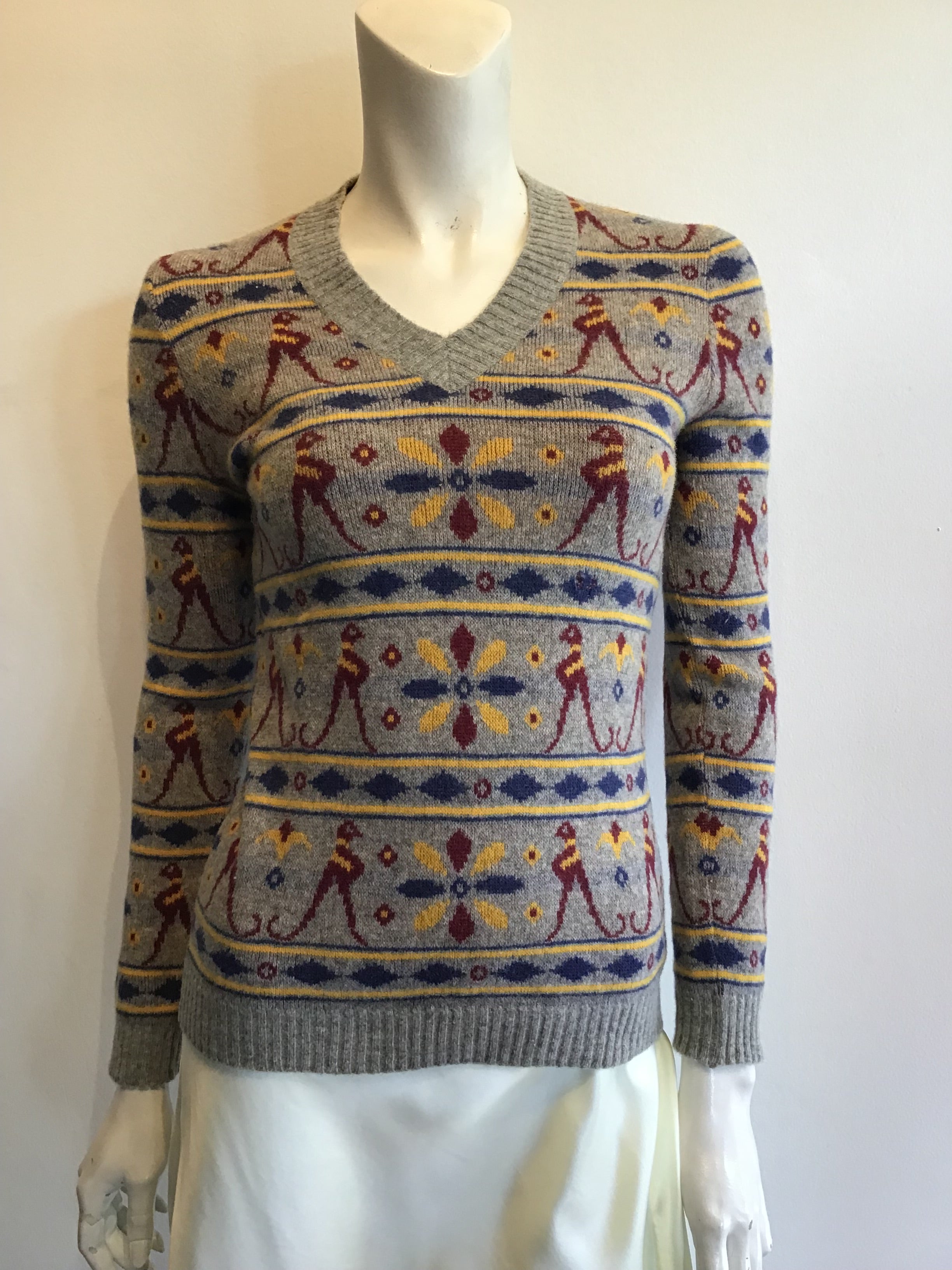 1970’s Valentino Wool Gray Sweater Size 6