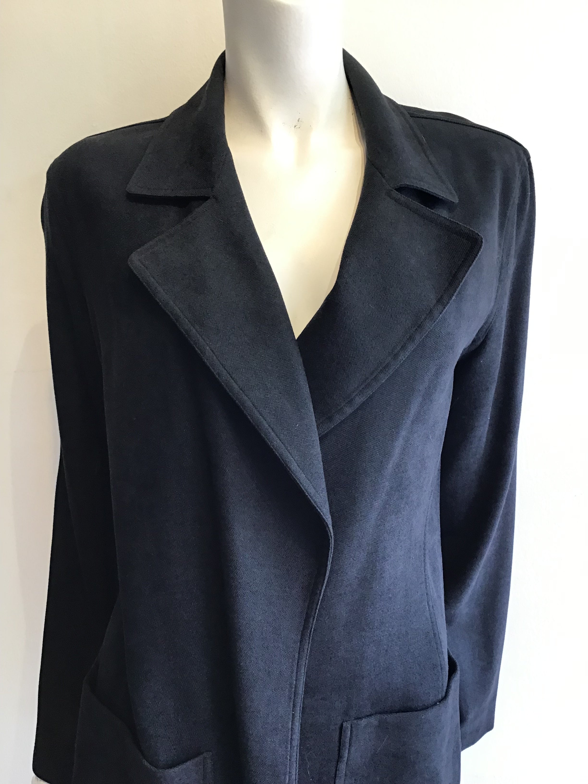2000’s Ungaro Black Rayon Blend Jacket Size 10