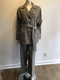 1990’s Yves Saint Laurent Encore Wool Plaid Pant Suit Size 10