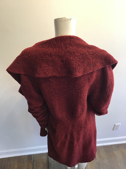 2000’s Lafayette Rust Wool Cardigan Size 10