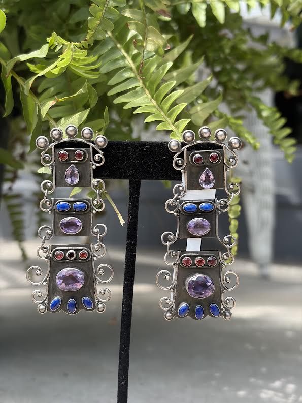 Sterling Mexican Earrings
