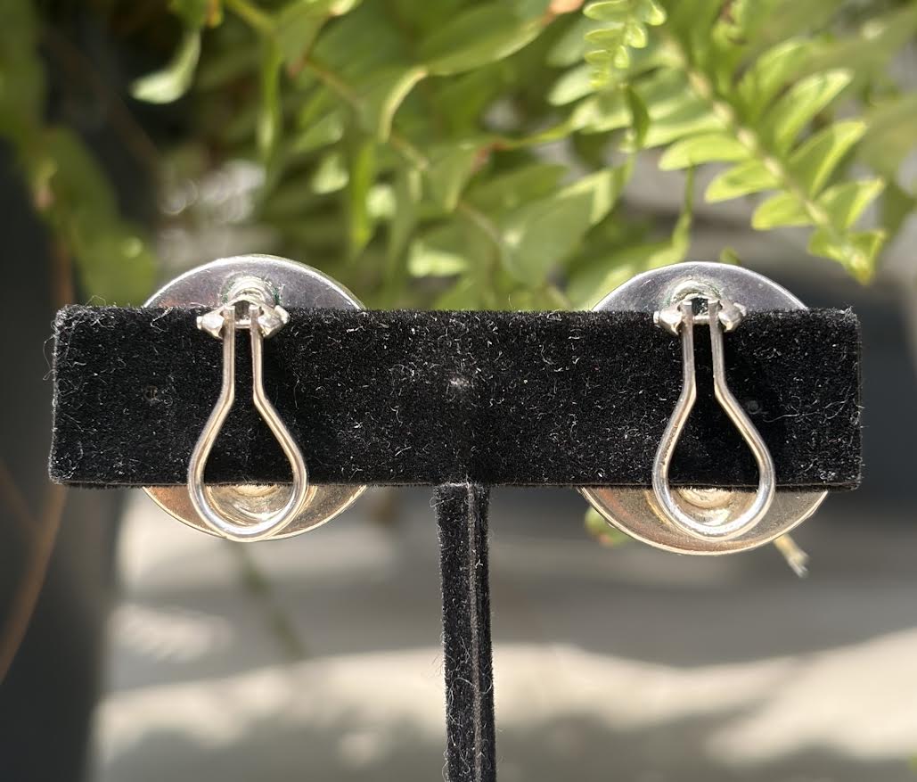 John Hardy Sterling Clip On Earrings