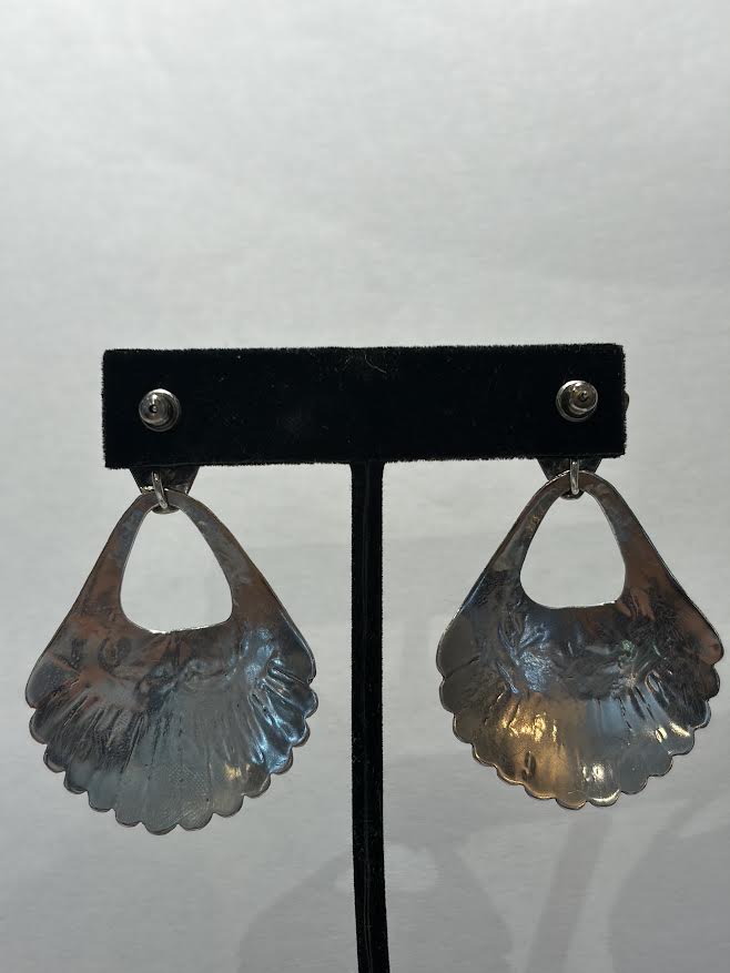 Sterling Vintage Navajo Earring with Turquoise and Coral