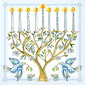 Menorah Holiday / Christmas Paper Cocktail Napkins Pk/20
