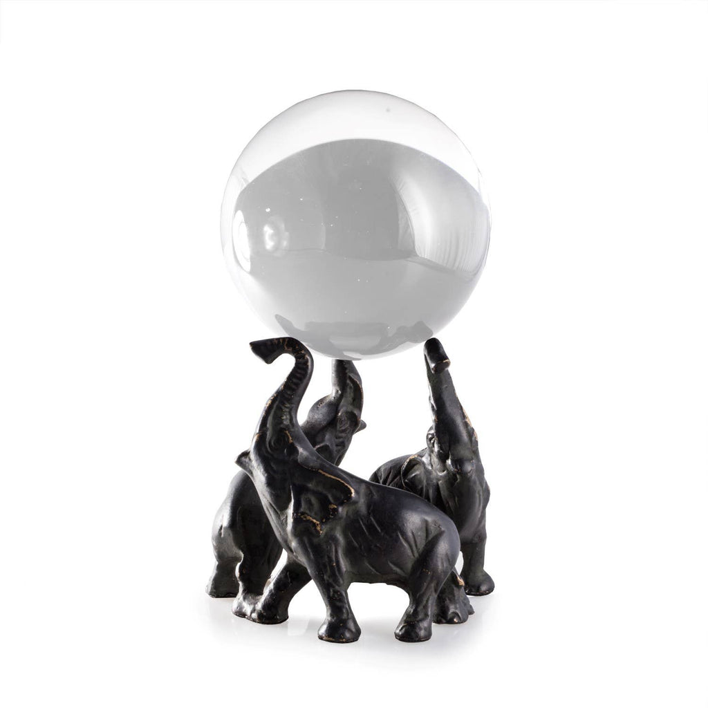 Metal Elephant Ball Holder