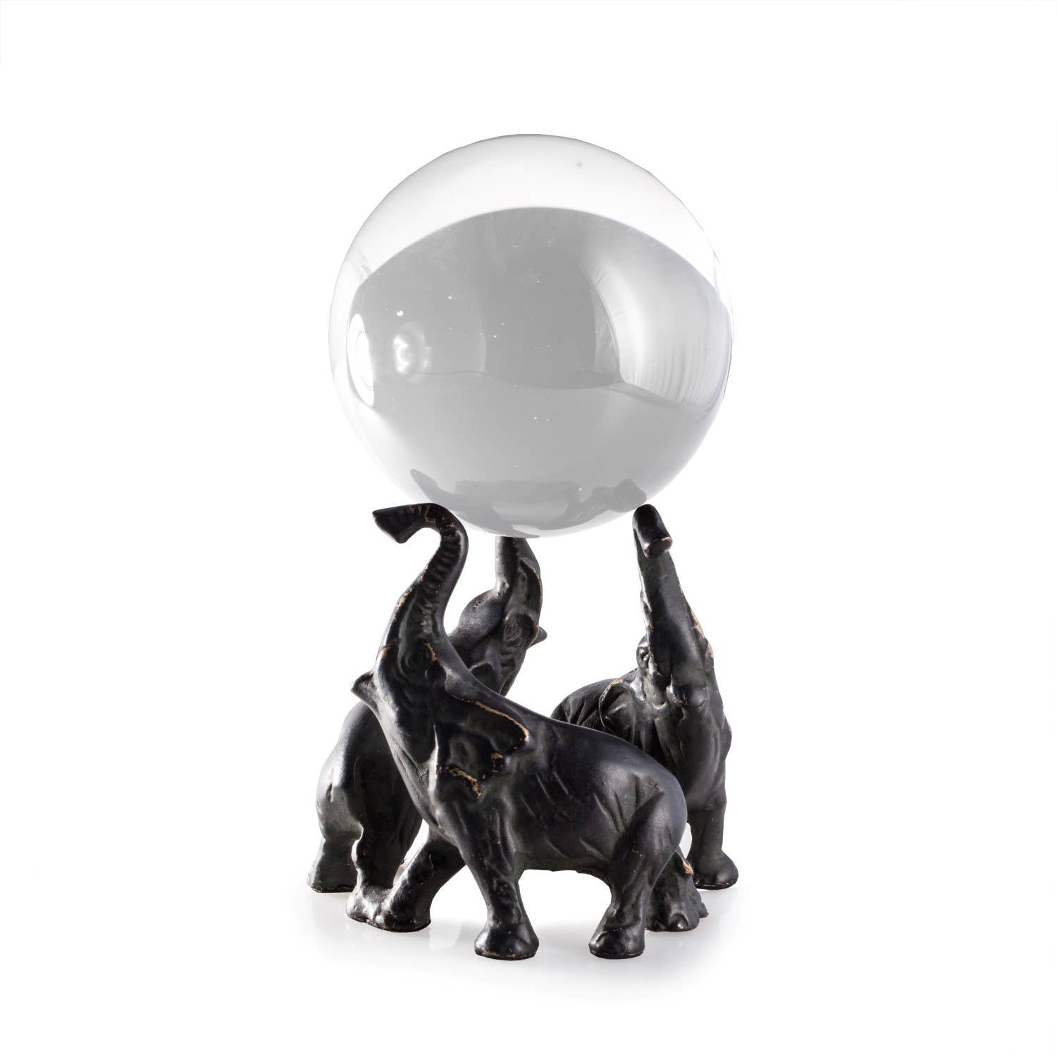 Metal Elephant Ball Holder