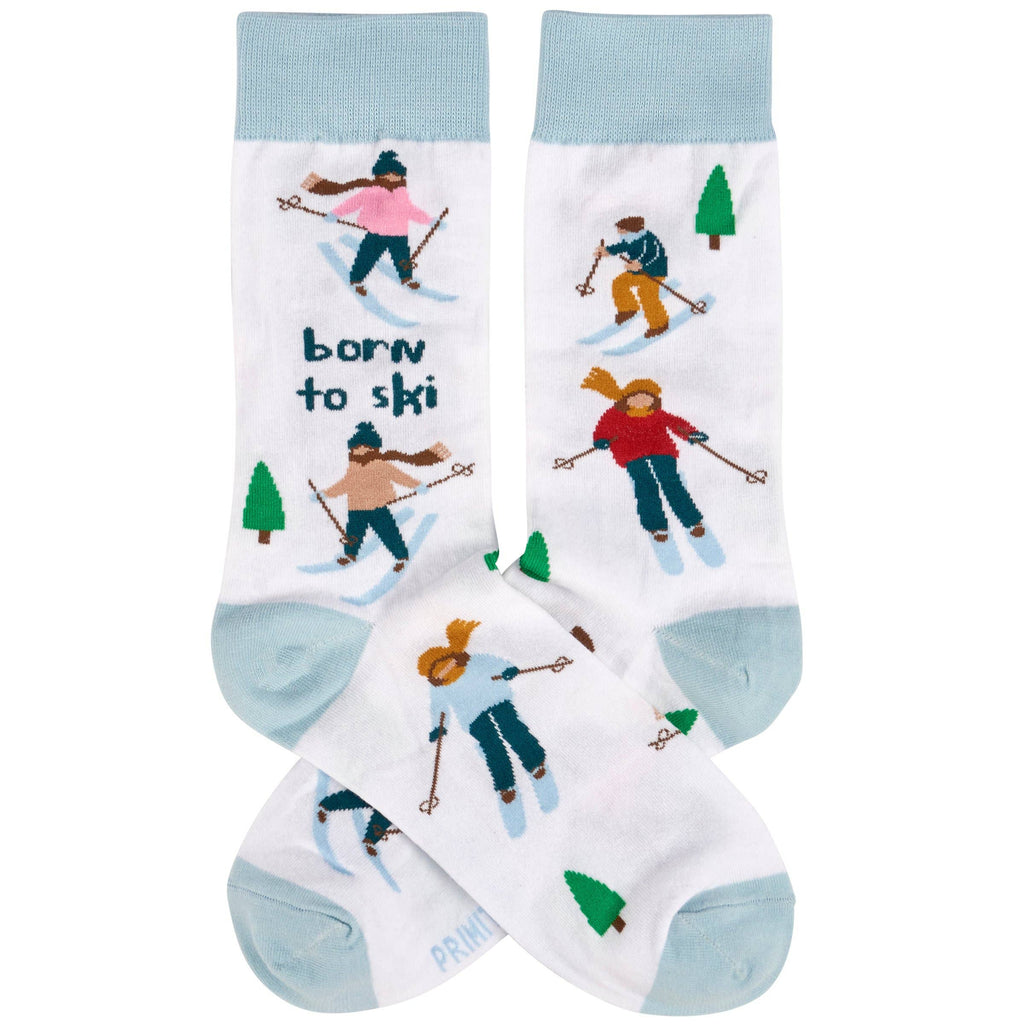 Born To Ski Socks