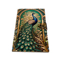 Peacock Leather Journal Vintage Travel Journal Grimoire Book