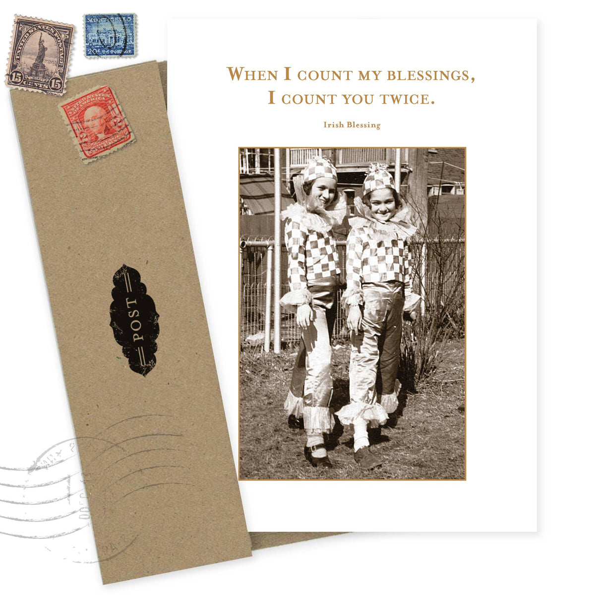 When I Count My Blessings I Count You Twice Thank You Card