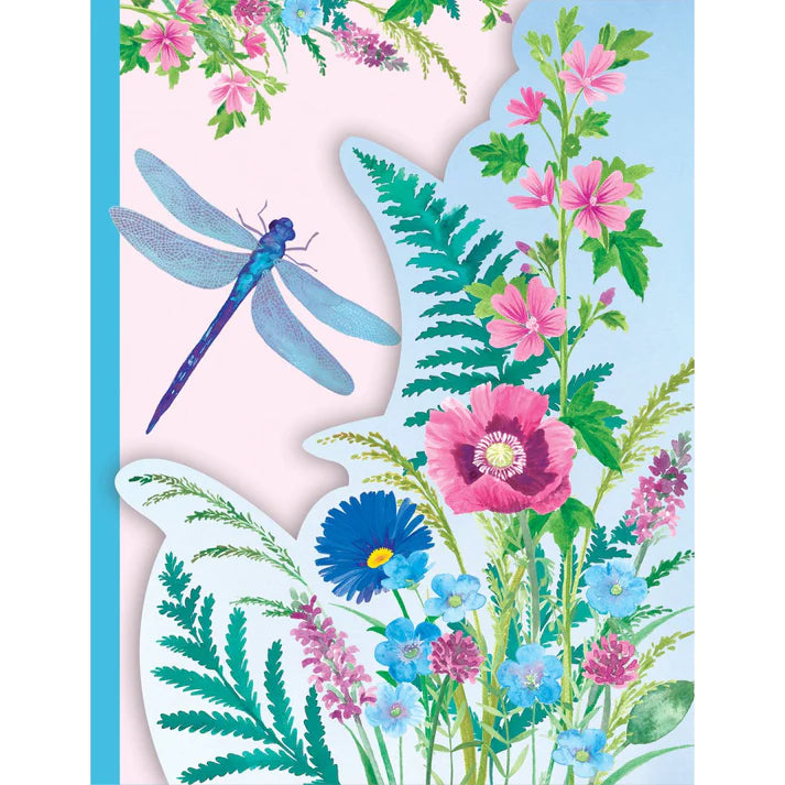 Dragonfly Pursepad with pen and magnetic closure