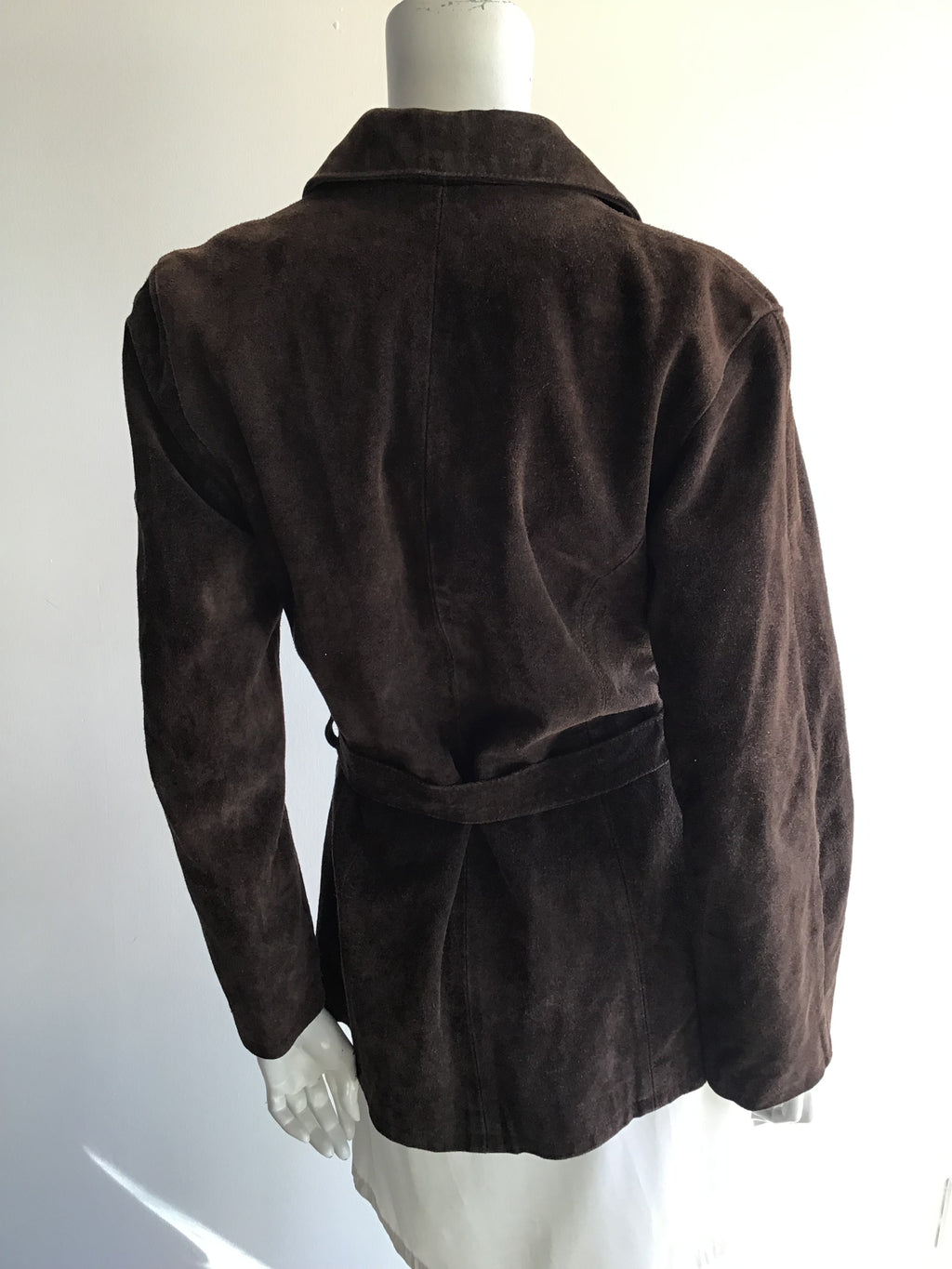 1970s Brown Suede Leather House Size 12