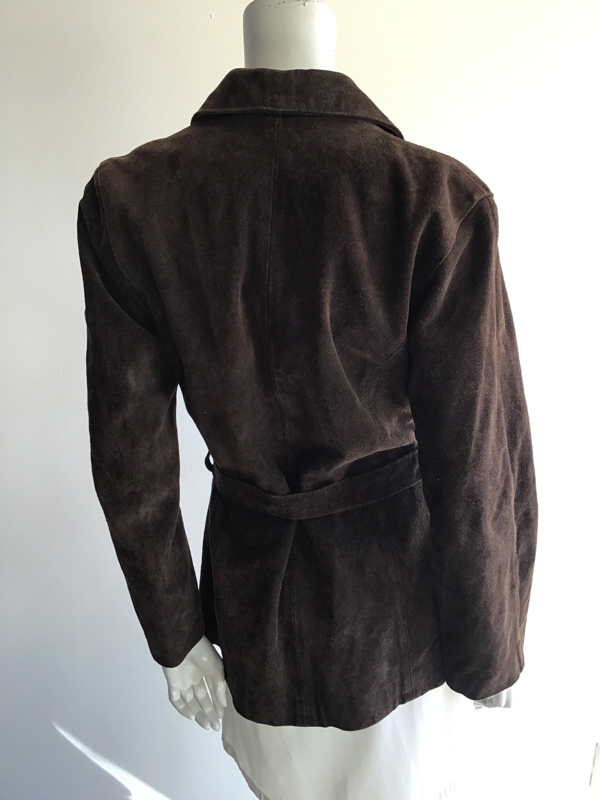 1970s Brown Suede Leather House Size 12