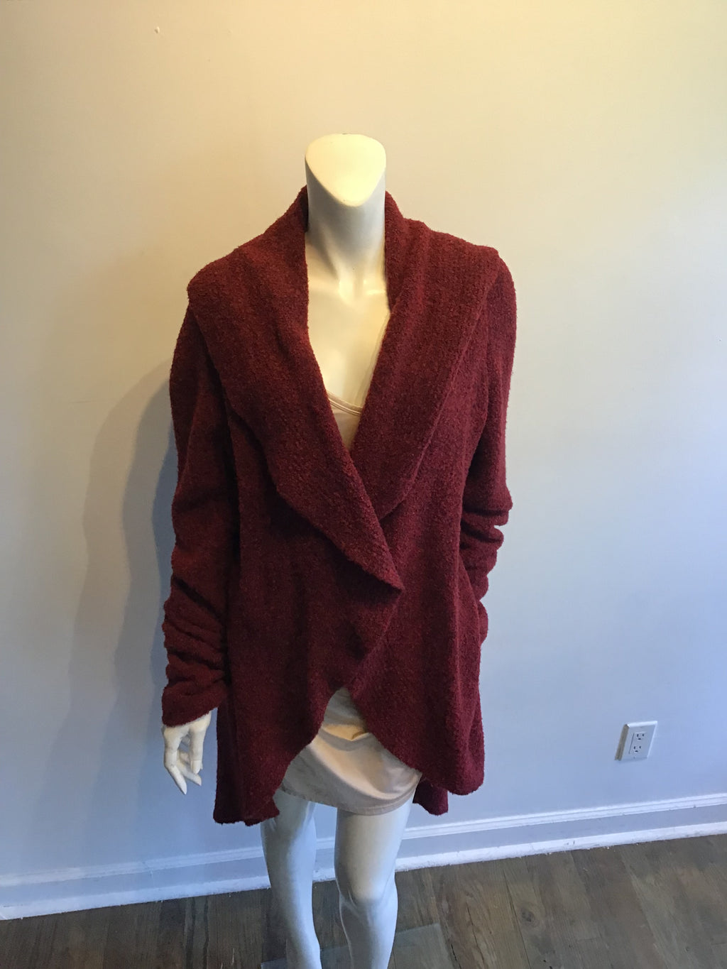 2000’s Lafayette Rust Wool Cardigan Size 10