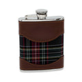 Stainless Steel 6oz Flask - Brown and Blue
