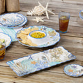 Blue Lagoon Rectangular Platter 19" x 8"