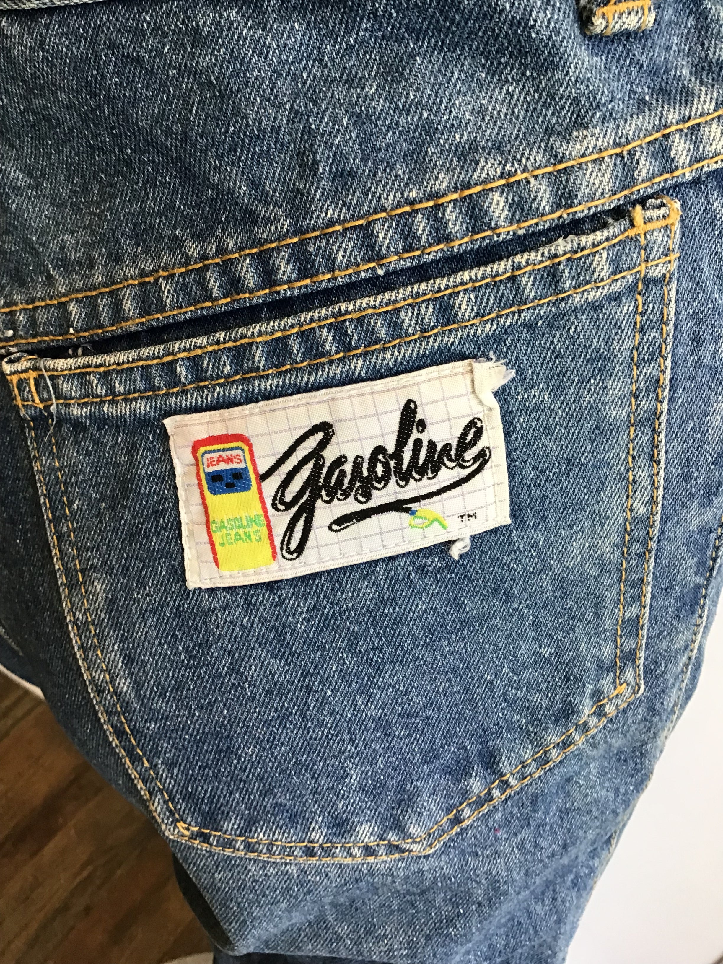 1980’s Cotton Denim Gasoline Jeans Size 4