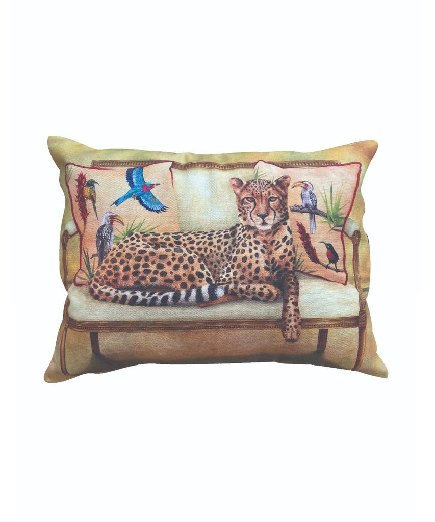 Wildlife At Leisure: Cheetah Pillow Cover