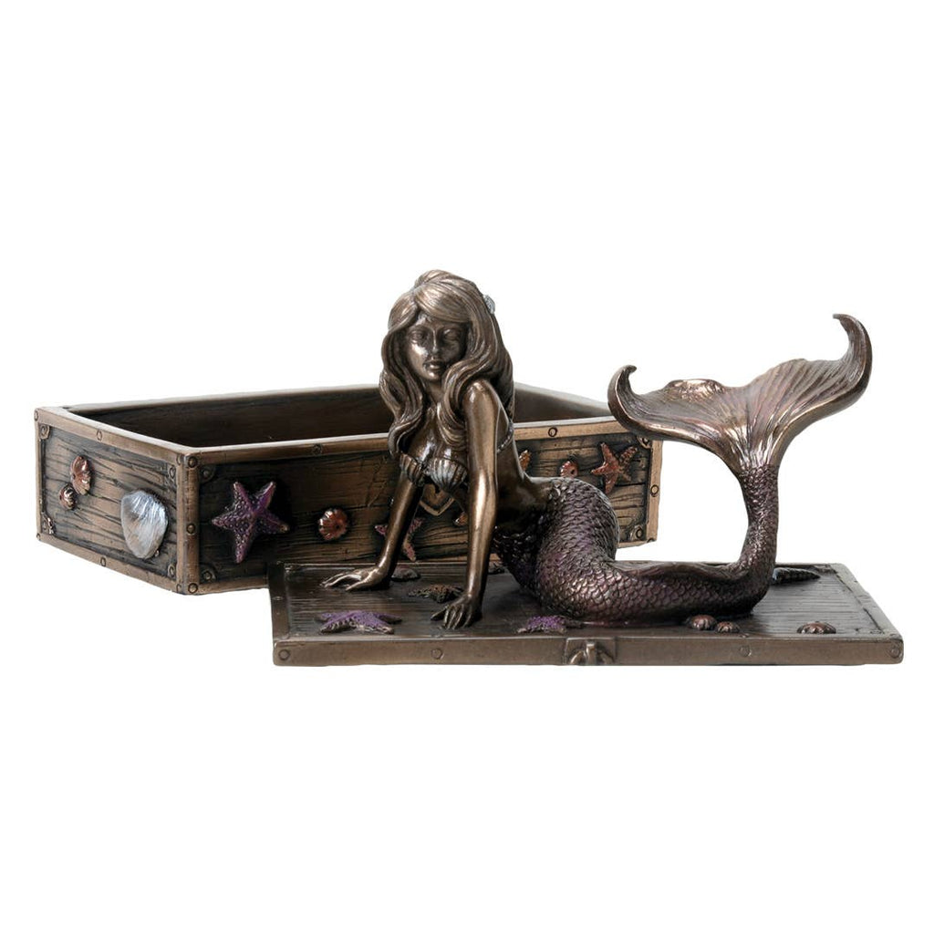 Mermaid on Treasure Trinket Box