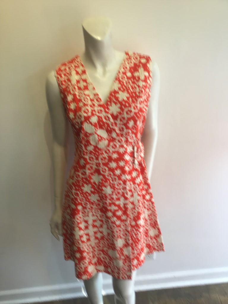 1960’s Cotton Red and White Janet Lynn Dress Size 6
