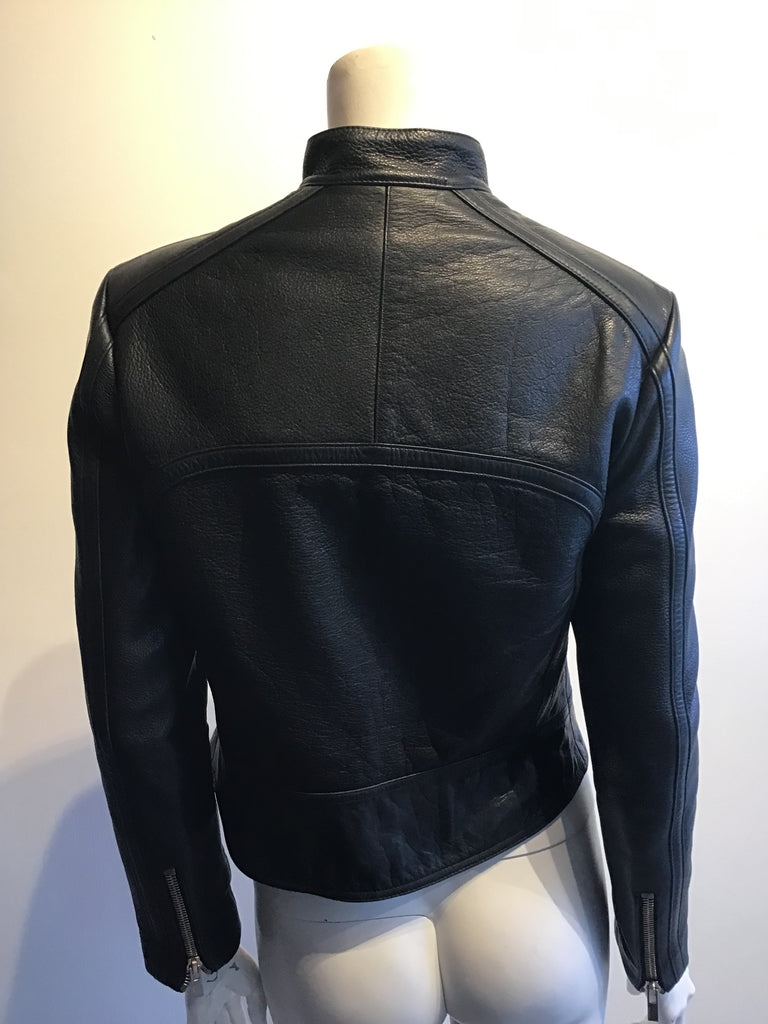 2000’s Balenciaga Black Lamb’s Leather Biker Jacket Size 7.5/8