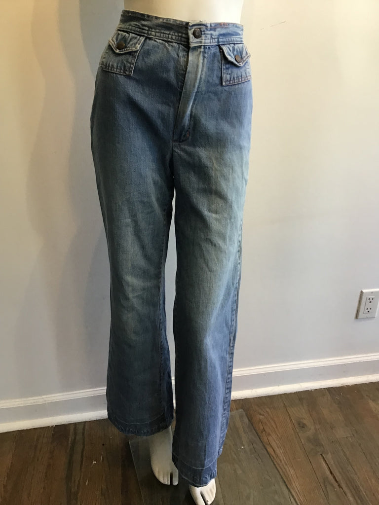 1970’s Cotton Denim Stuffed Jeans Size 4