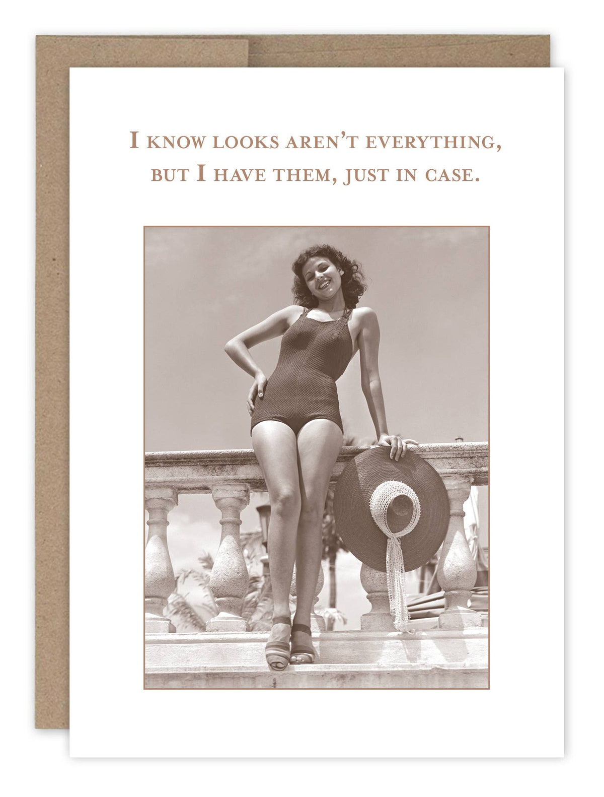 Looks Aren't Everything, I Have Them In Case Birthday Card
