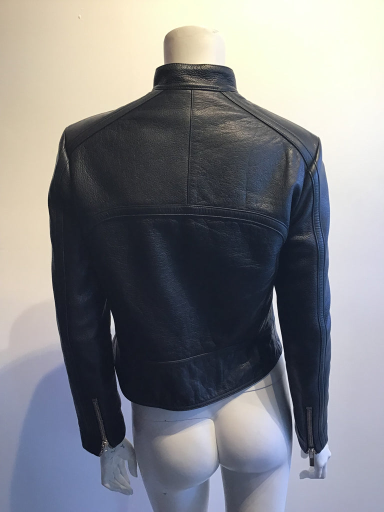 2000’s Balenciaga Black Lamb’s Leather Biker Jacket Size 7.5/8