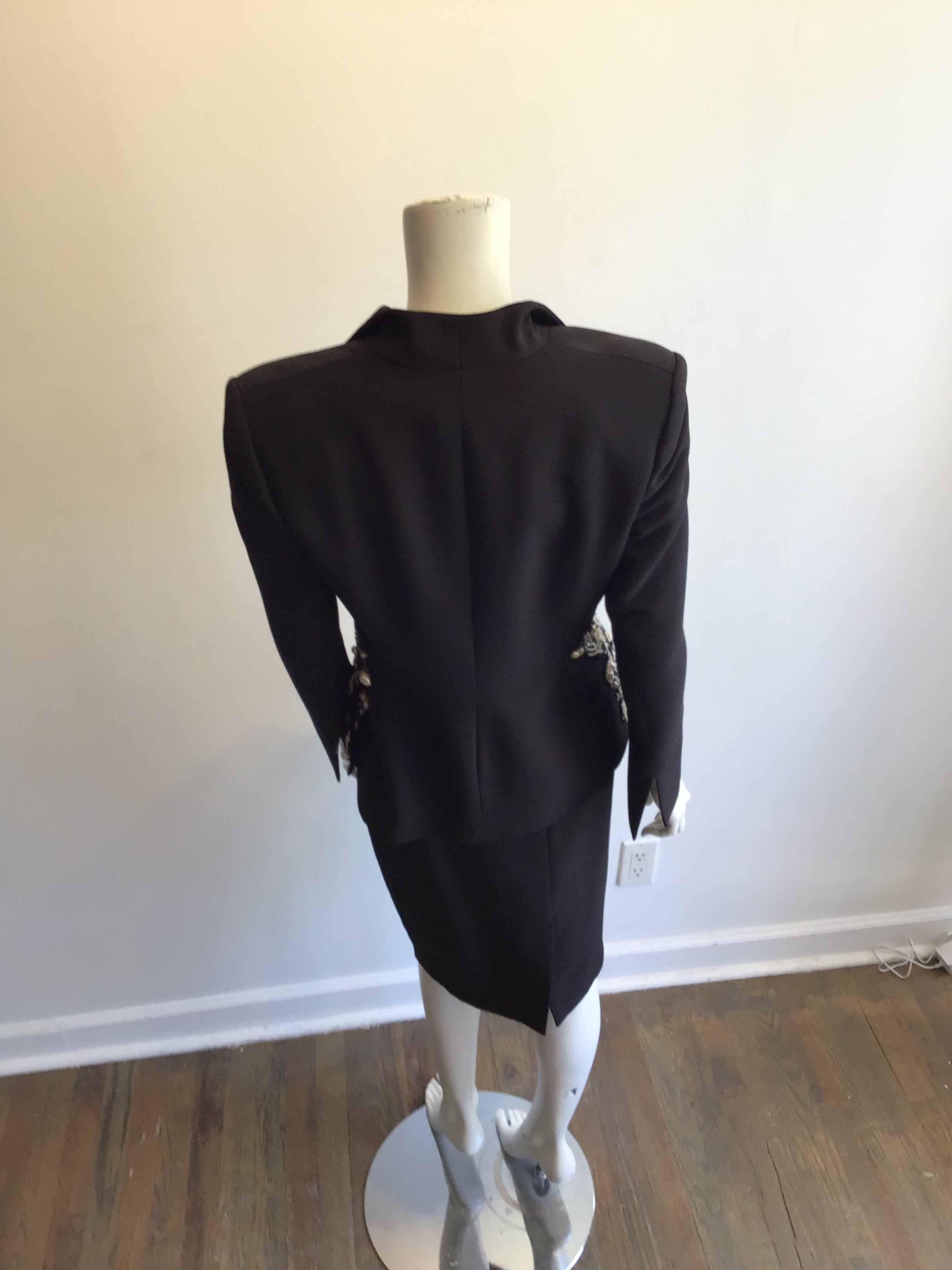 1990’s Wool Blend Bagley Mischka  Evening Suit Size 8
