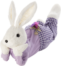 A64091: Tinted grass covered bunny in relaxed pose table p