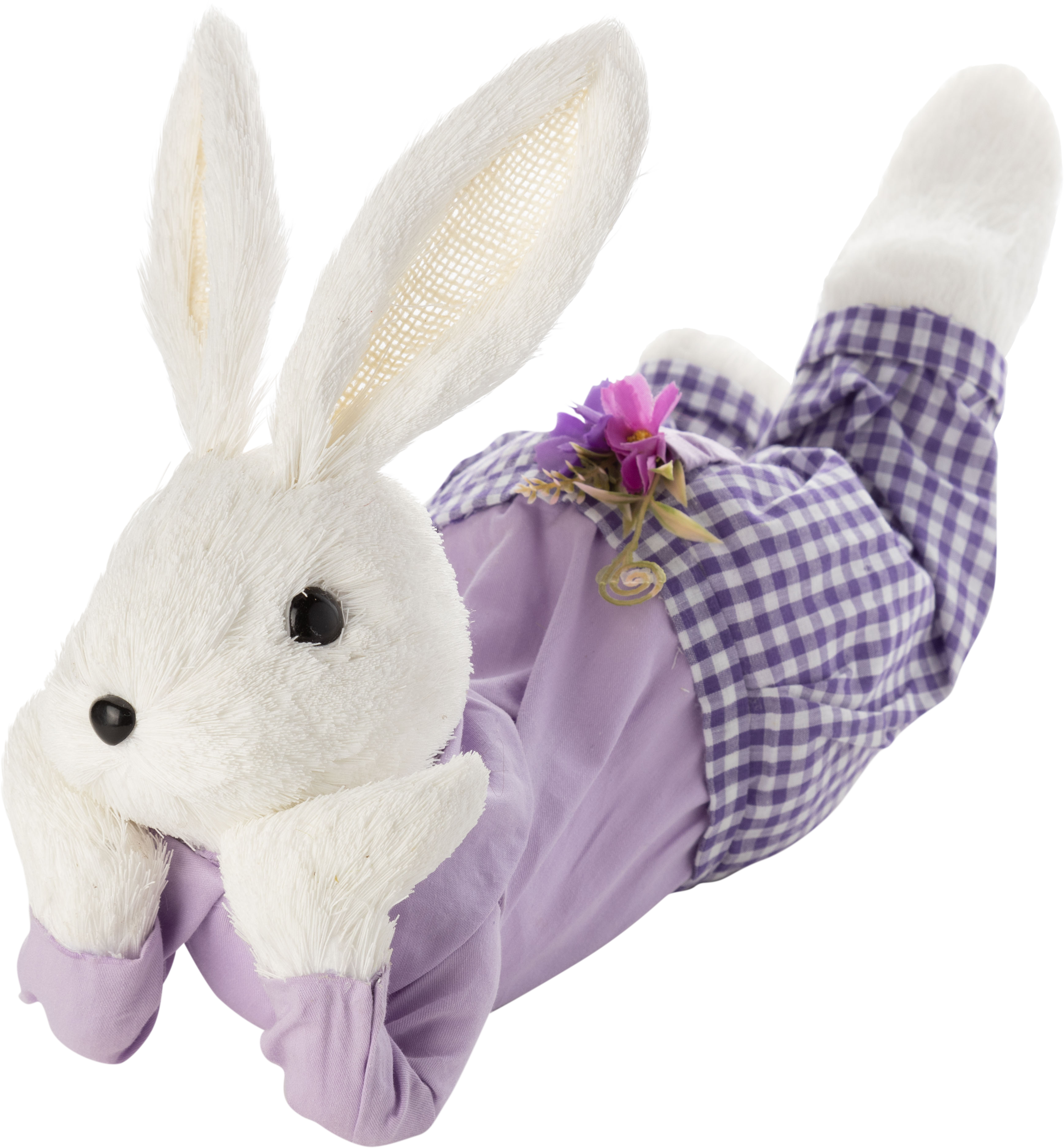 A64091: Tinted grass covered bunny in relaxed pose table p