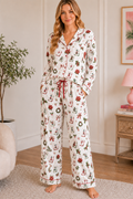 PREORDER Holiday Collection - Red Mahjong Christmas Pajama Set SHIPS 10/15