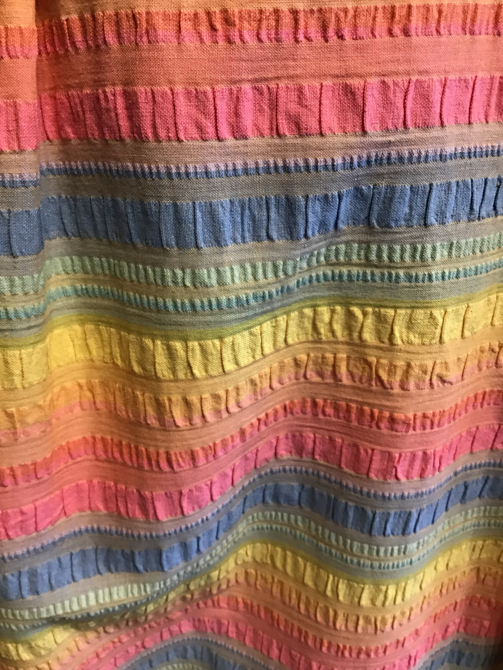 1960’s Multicolor Linen Dress Size 6
