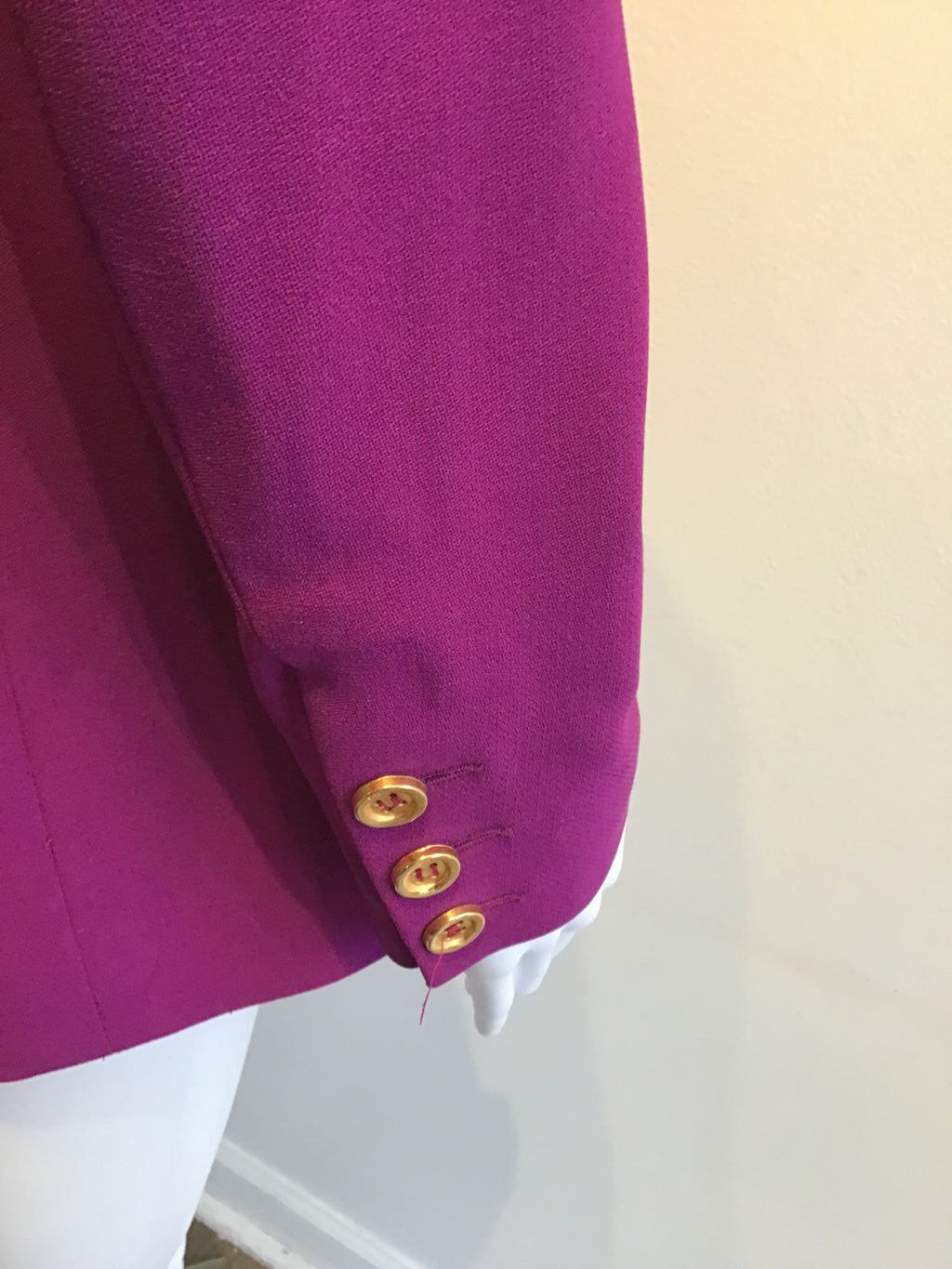 1980’s Sonia Rykiel Wool Purple Blazer Size 6