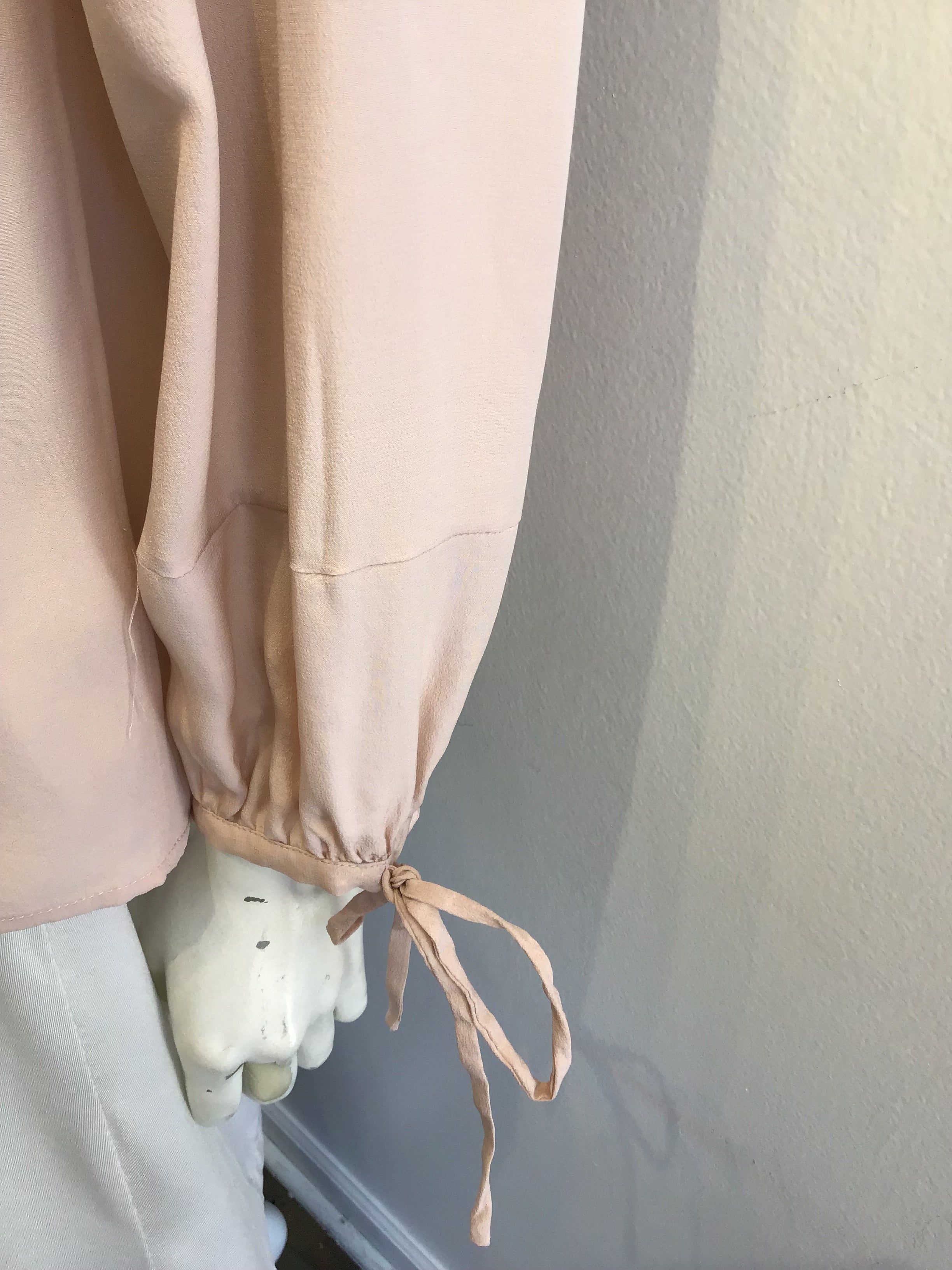 2000 Silk Dusty Rose Peter O’Brien Blouse Size8