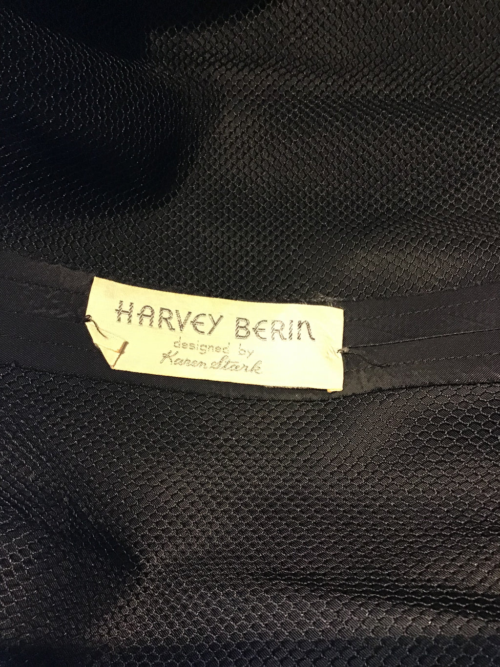 1950s Harvey Brenin Black Organza and Lace Cocktail Dress Size 6