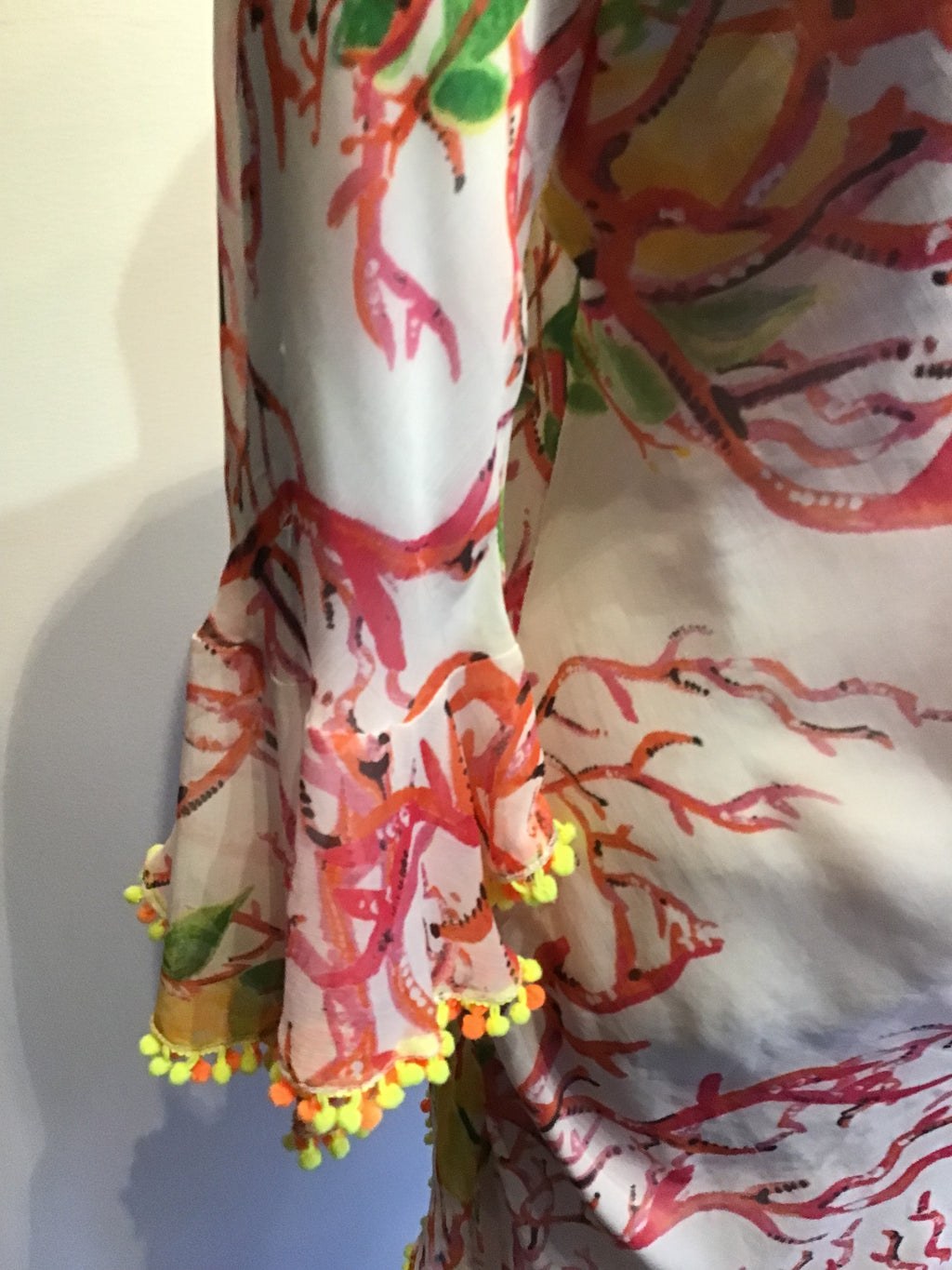 2000’s Antica Satoria Multicolor Polyester Beach Coverup/Dress Size 6/8