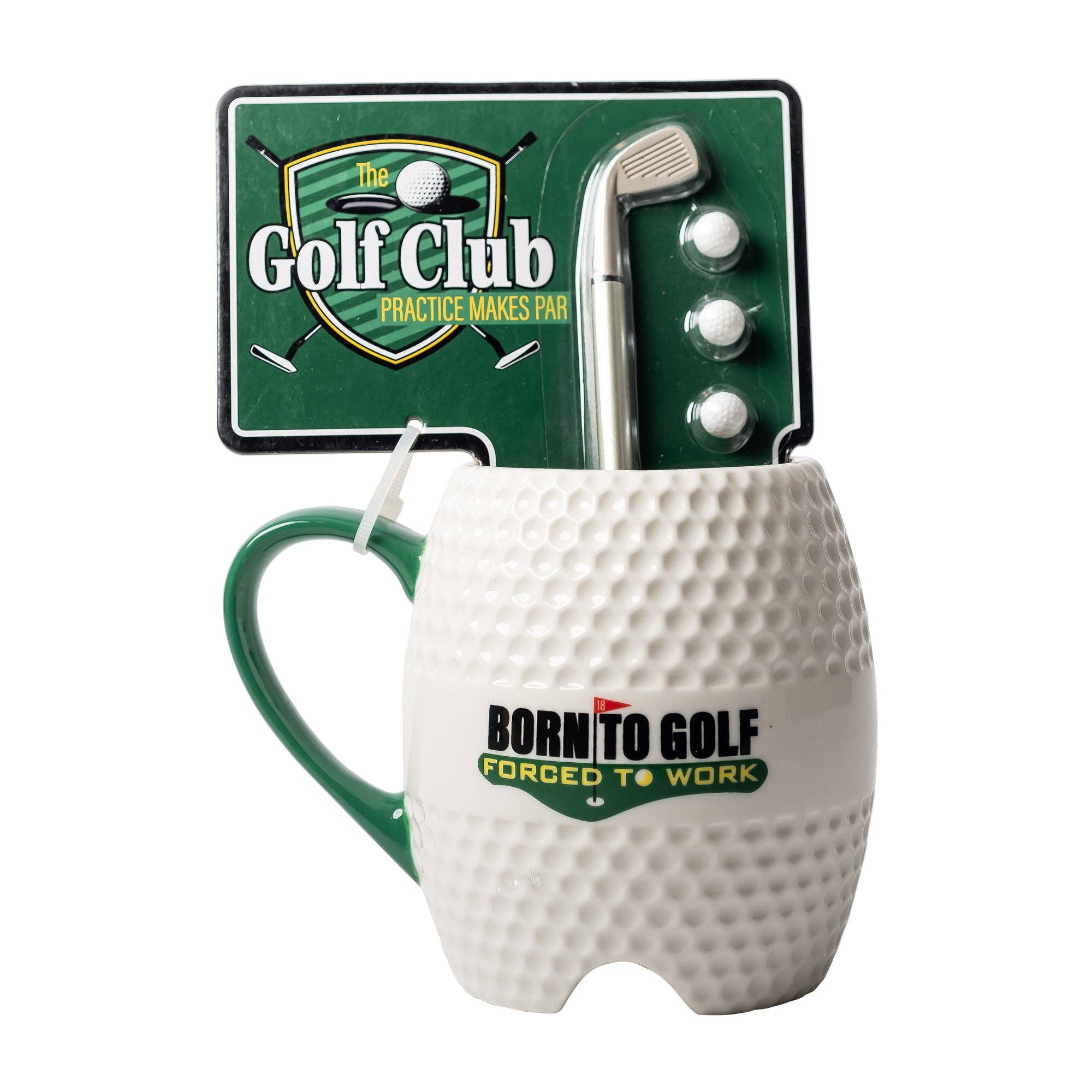 Golf Mug - Born to Golf | Golf Mug & Pen Set