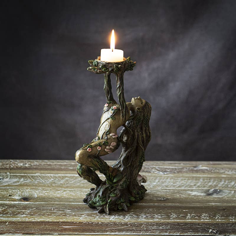 Goddess Tree Resin  Votive Candleholder