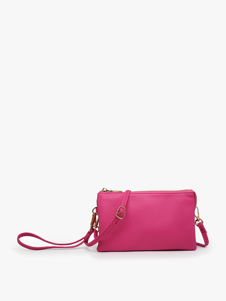 Riley Monogrammable 3 Compartment Crossbody/Wristlet | M013