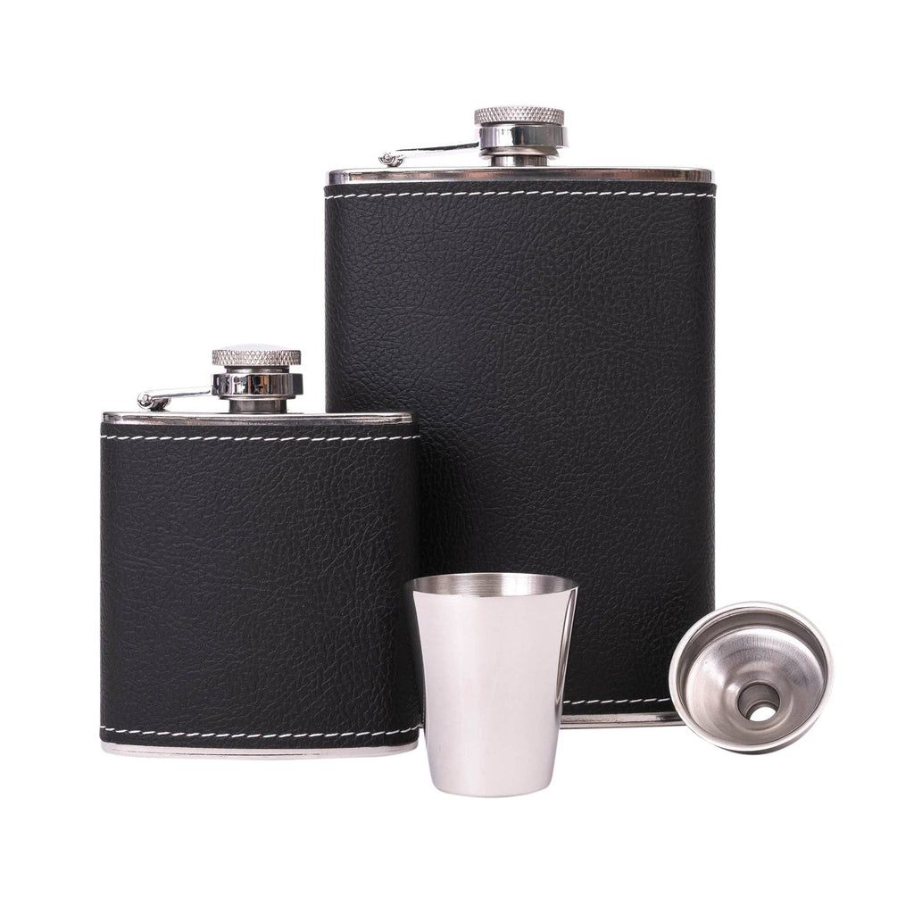 Two For The Road Flask Set | Travel Hip Flask Gift Set