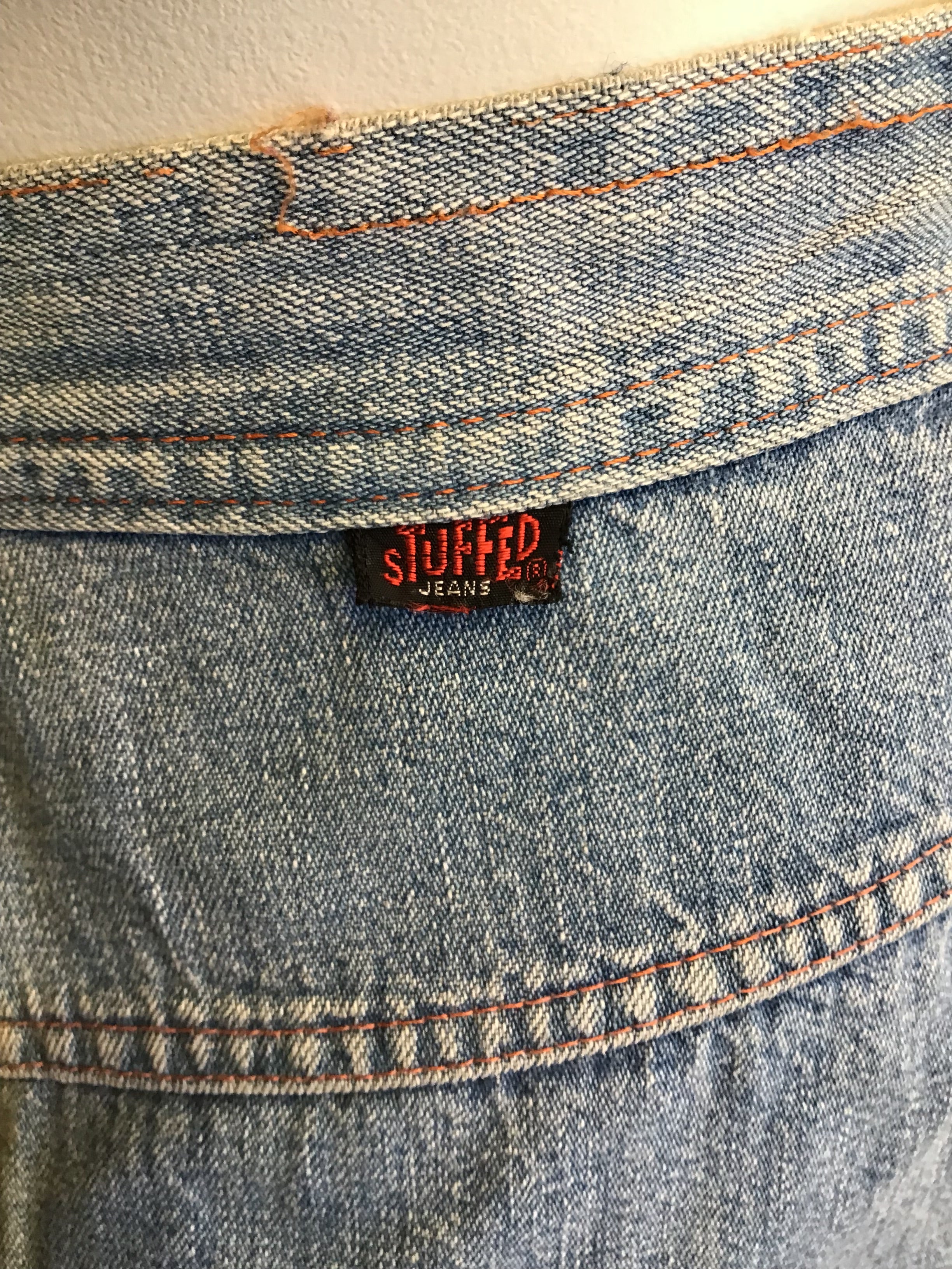1970’s Cotton Denim Stuffed Jeans Size 4