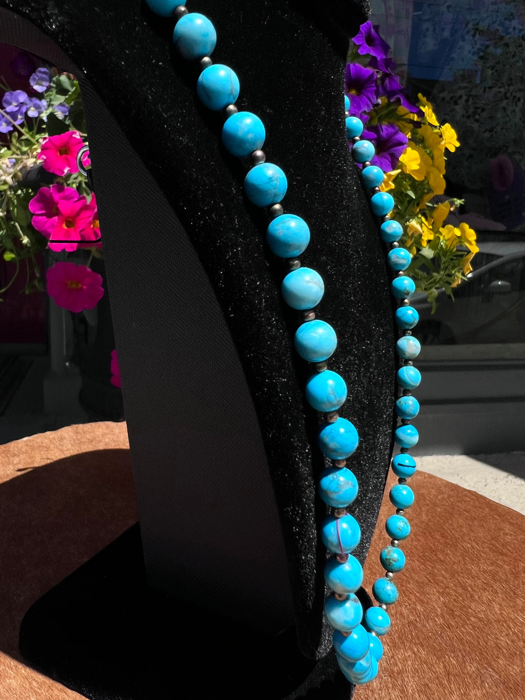 Turquoise Bead Necklace