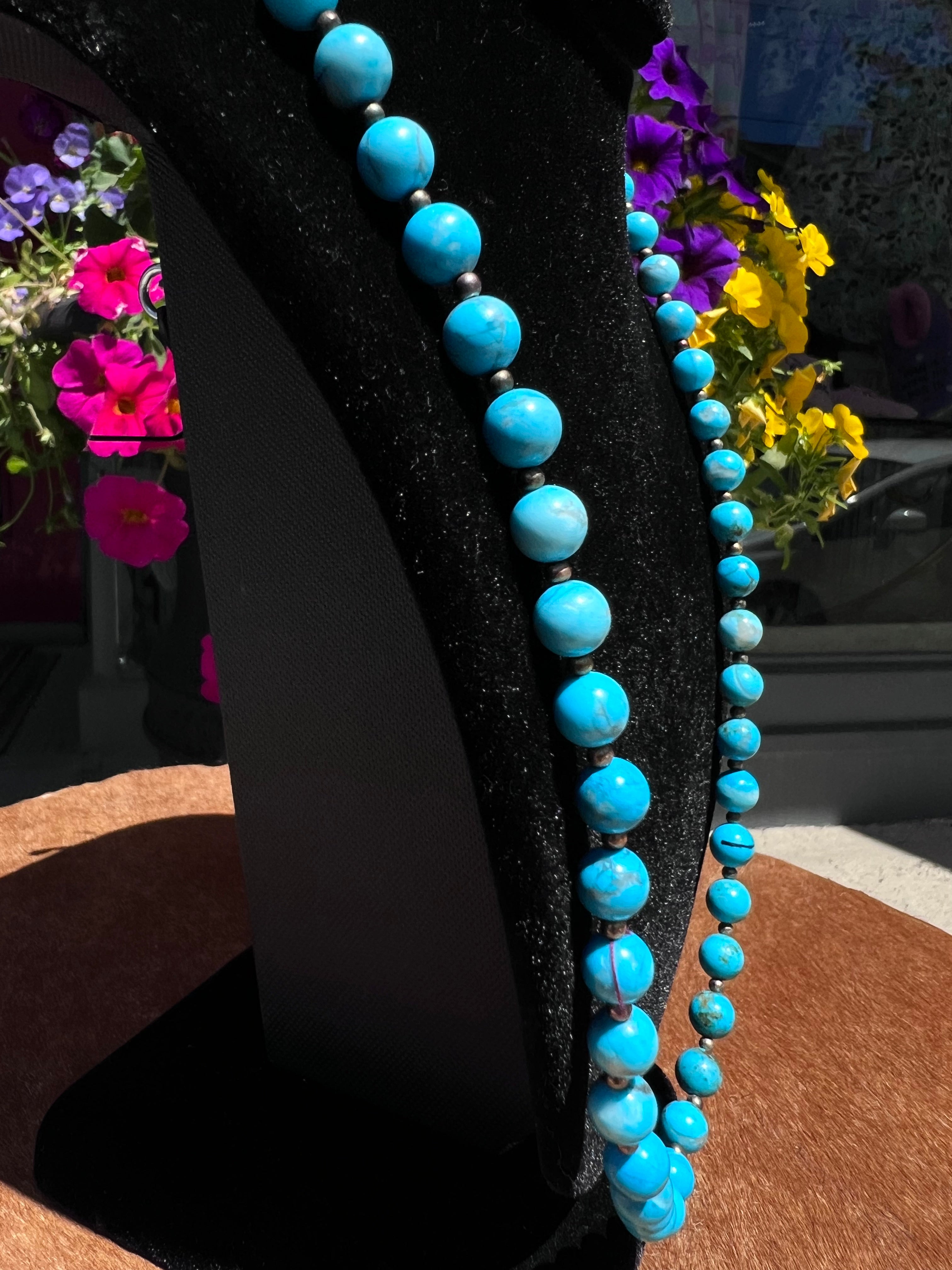Turquoise Bead Necklace