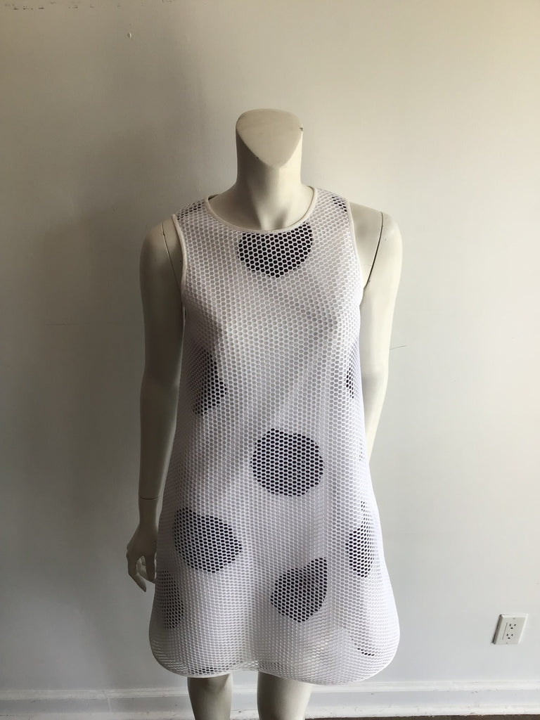 2000’s  Black and White Lisa Perry Synthetic Day Dress Size 6