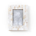 Chitra 4x6 Mother of Pearl Picture Frame - Hand Carved